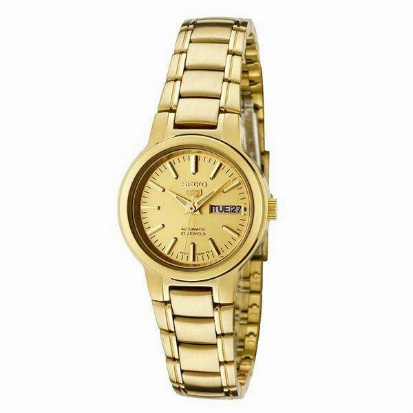 SEIKO SYME46K1 Automatic Gold Stainless Steel Watch for Women