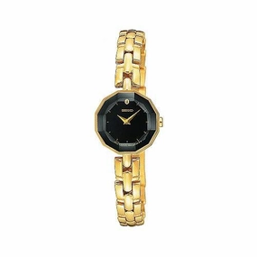 Seiko Women's Quartz Black Dial Bracelet Watch SUJF14