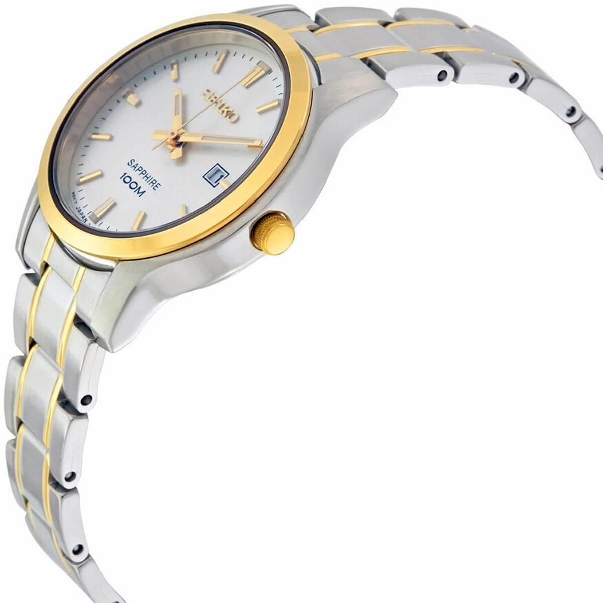Seiko Women's Watch - Quartz Silver Tone Dial TT Stainless Steel Bracelet | SXDG64P1