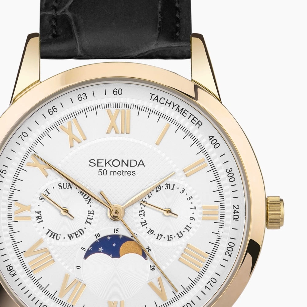 Sekonda Armstrong Moon Phase Mens Watch 30147