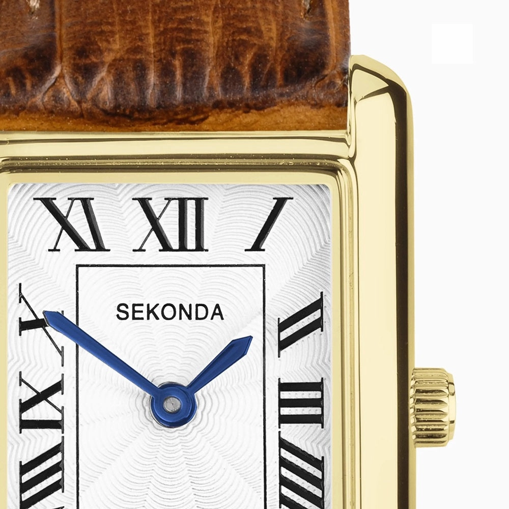 Sekonda Colette Ladies Watch Classsic Collection Brown Strap 40695