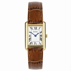 Sekonda Colette Ladies Watch Classsic Collection Brown Strap 40695