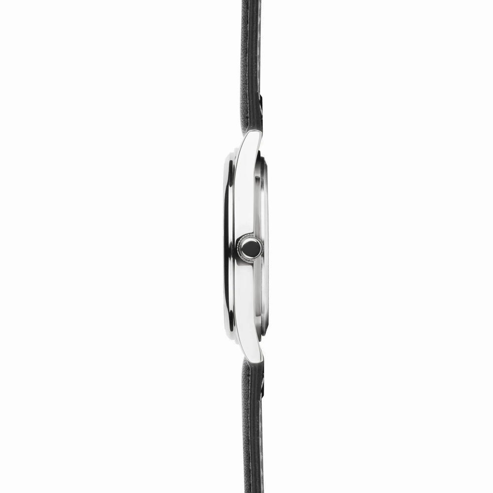 Sekonda Evans Classic Black Leather Strap Men's Watch 30252