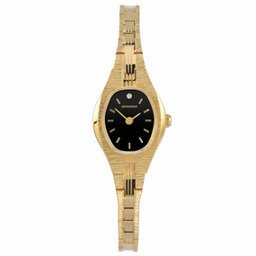 Sekonda Ladies Watch Gold Plated Bark Finish 4907