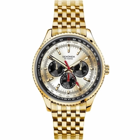 Sekonda Maverick Pilot Aviator Mens Bracelet Watch 30040