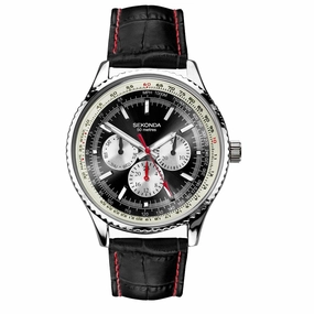 Sekonda Maverick Pilot Aviator Mens Strap Watch 30035