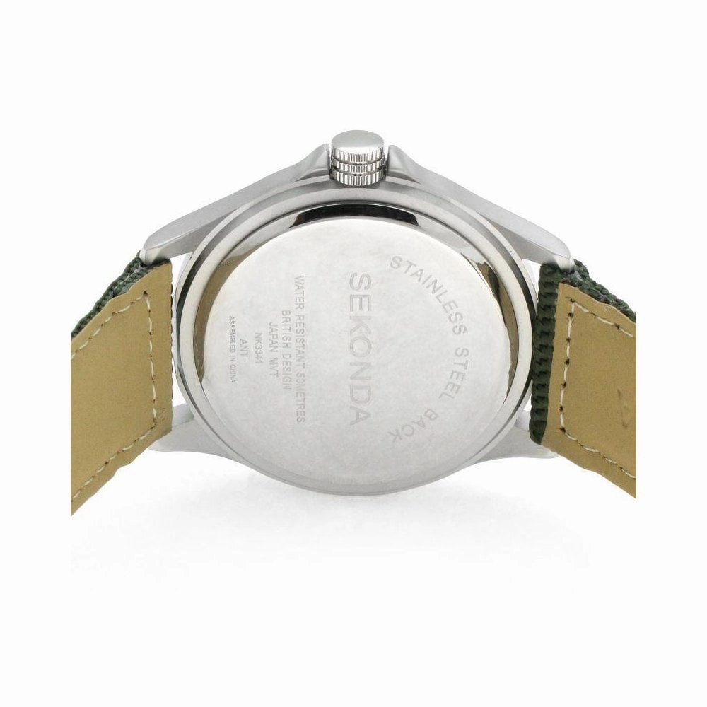 Sekonda Mens Aviator Strap Watch 3341