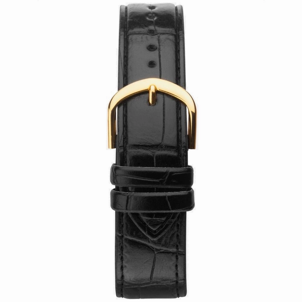 Sekonda Mens Black Croco Style Strap Watch 1535