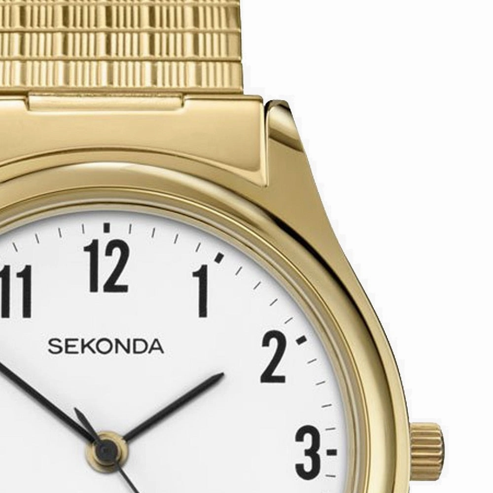 Sekonda Mens Gold Plated Expander Watch 3752