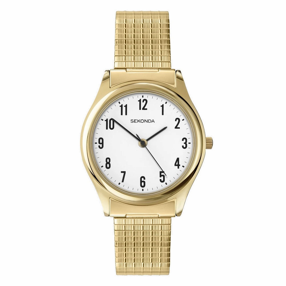 Sekonda Mens Gold Plated Expander Watch 3752