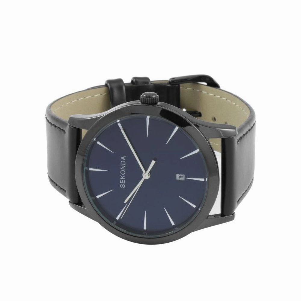 Sekonda Mens Leather Strap Watch 3536