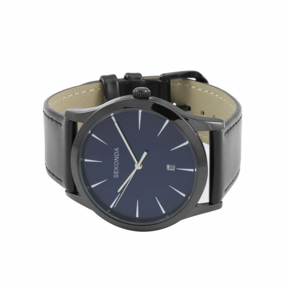 Sekonda Mens Leather Strap Watch 3536