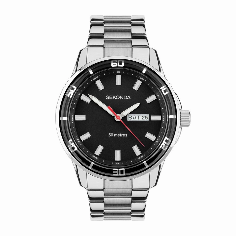 Sekonda Midnight Sports Day Date Mens Watch Blue Dial 30204