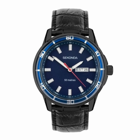 Sekonda Midnight Sports Day Date Mens Watch Blue Dial 30205