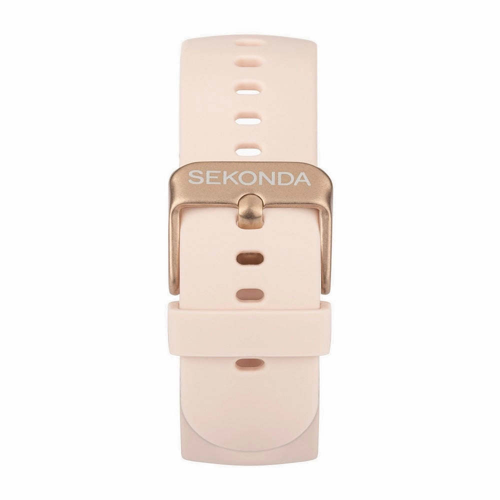 Sekonda Motion Plus Smart Watch Rose Gold Case Pink Silicone Strap 30224