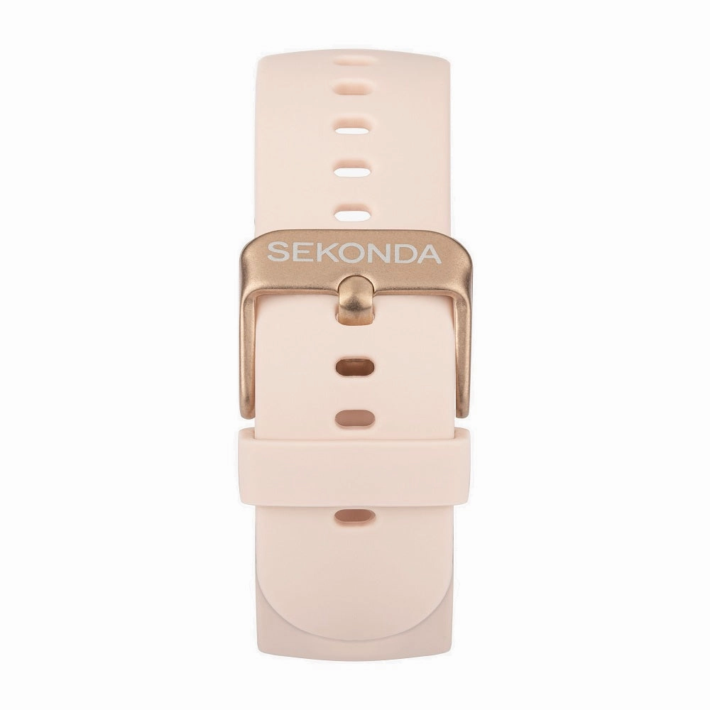 Sekonda Motion Plus Smart Watch Rose Gold Case Pink Silicone Strap 30224
