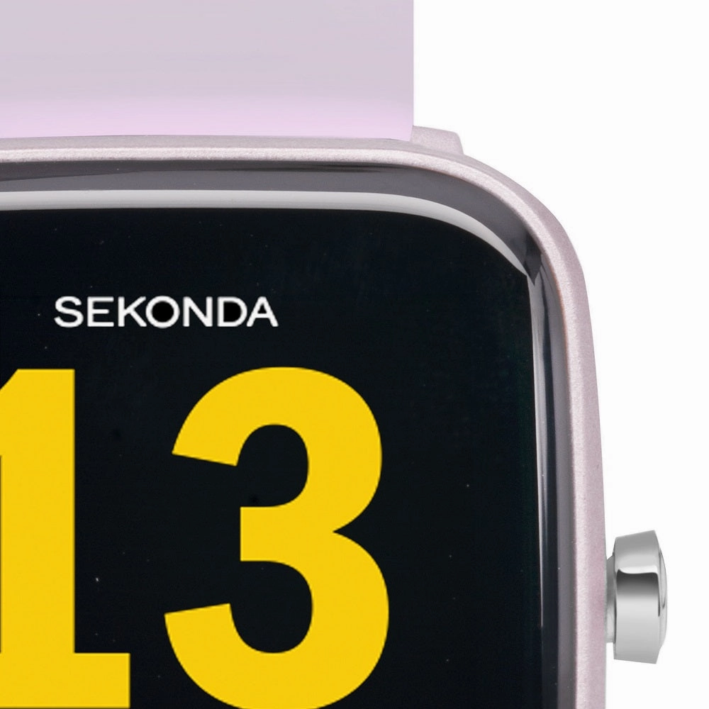 Sekonda Motion Smart Watch Lilac Case Lilac Silicone Strap 30015