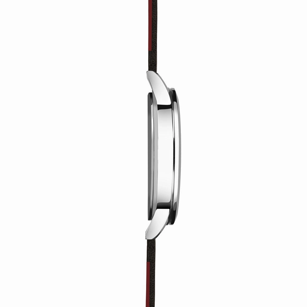 Sekonda Nordic Leather Strap Mens Watch White Dial 1939