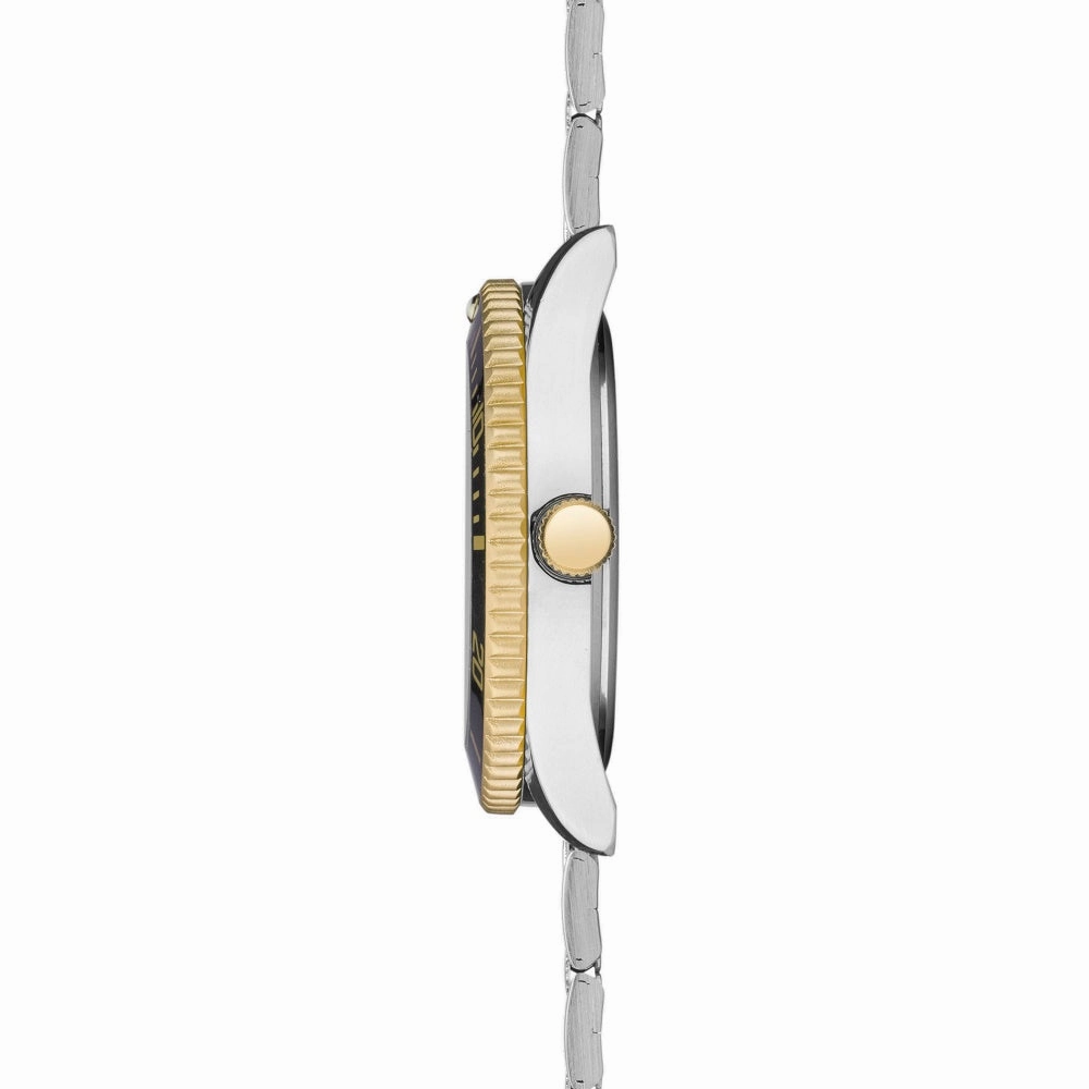 Sekonda Ocean Two Tone Black Dial Men's Watch 30139