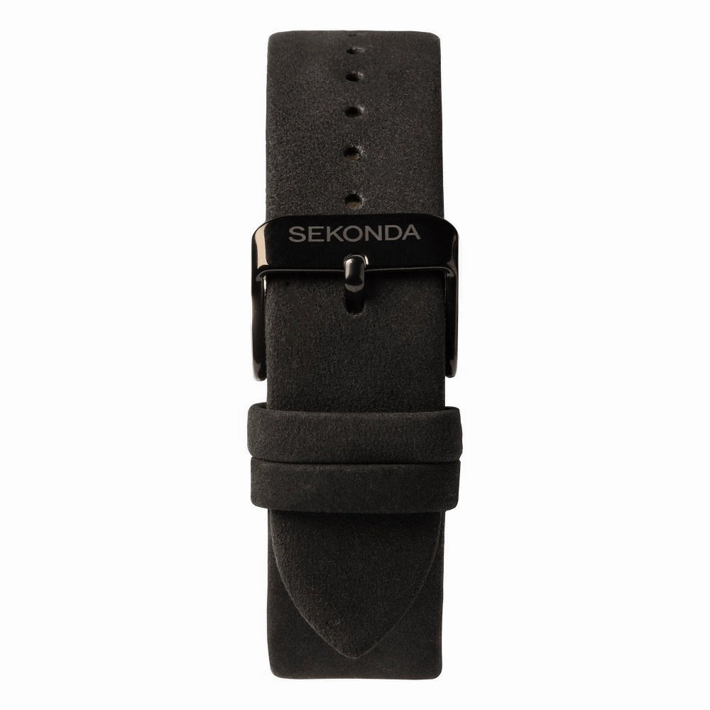Sekonda Pilot Airborne Chronograph Black Strap Mens Watch 1991