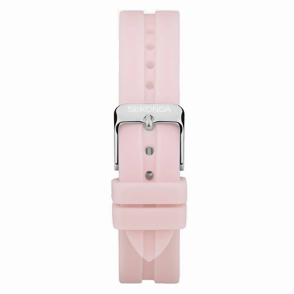 Sekonda Pink Silicone Strap Ladies Watch 40569