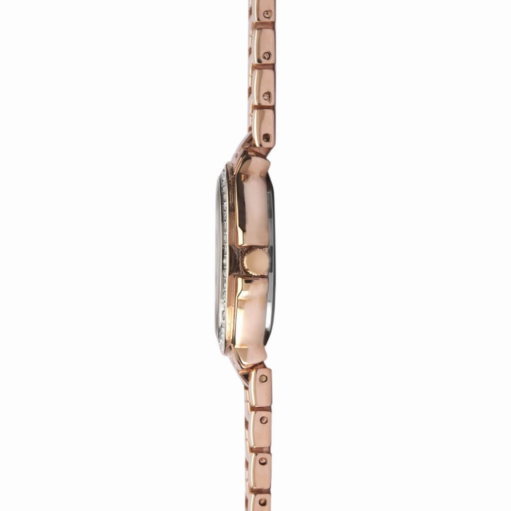 Sekonda Rose Gold Plated Crystal Set Ladies Watch 2846