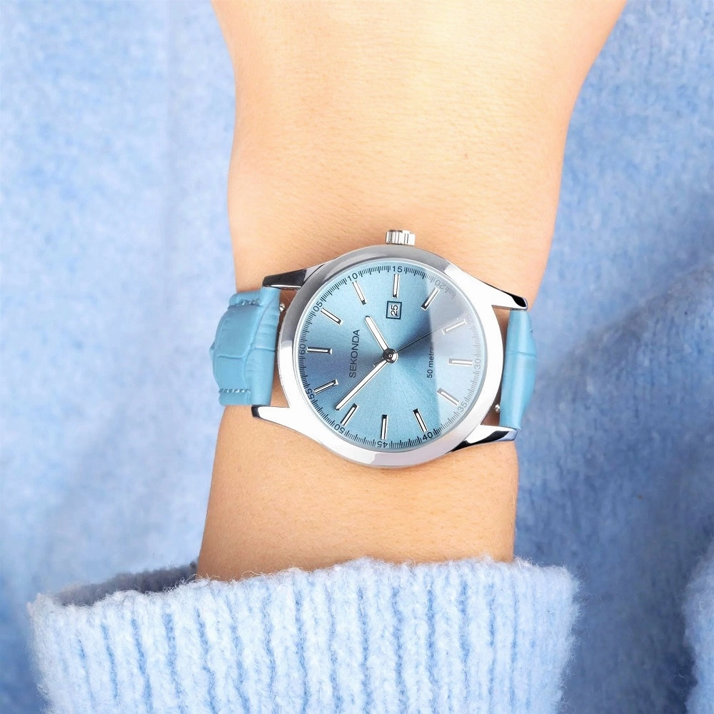 Sekonda Taylor Classic Blue Dial Ladies Watch 40548