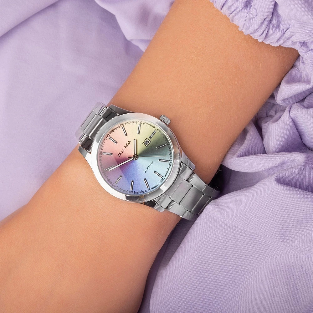 Sekonda Taylor Classic Rainbow Dial Ladies Watch 40534