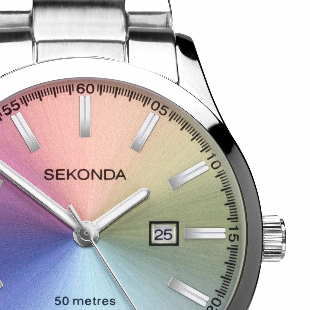 Sekonda Taylor Classic Rainbow Dial Ladies Watch 40534