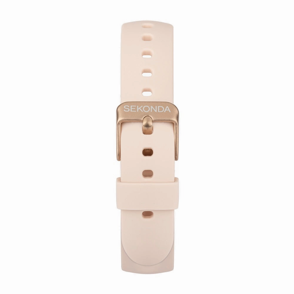 Sekonda Track Smart Watch Rose Gold Case Pink Silicone Strap 30170