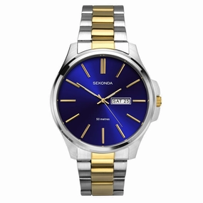 Sekonda Two Tone Day Date Mens Watch 1440