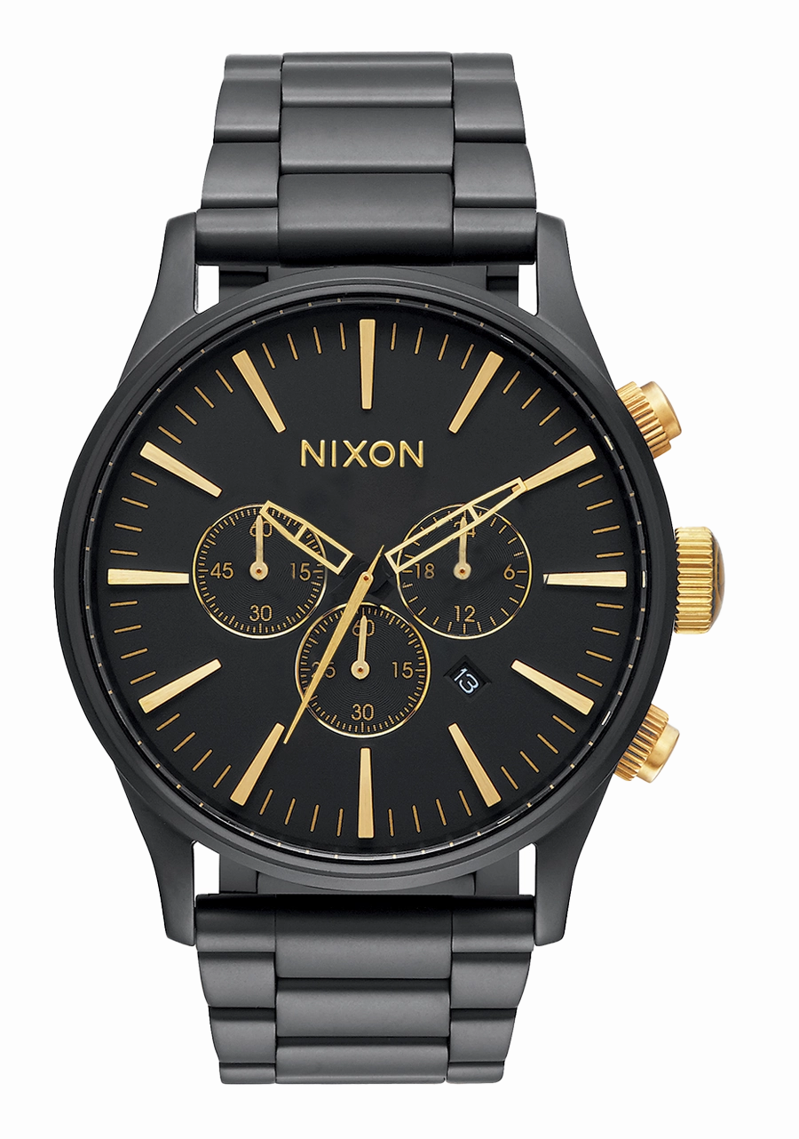 Sentry Chrono - Matte Black / Gold