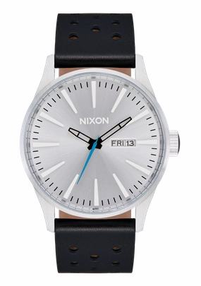 Sentry Leather - Chrome / Silver Sunray / Black