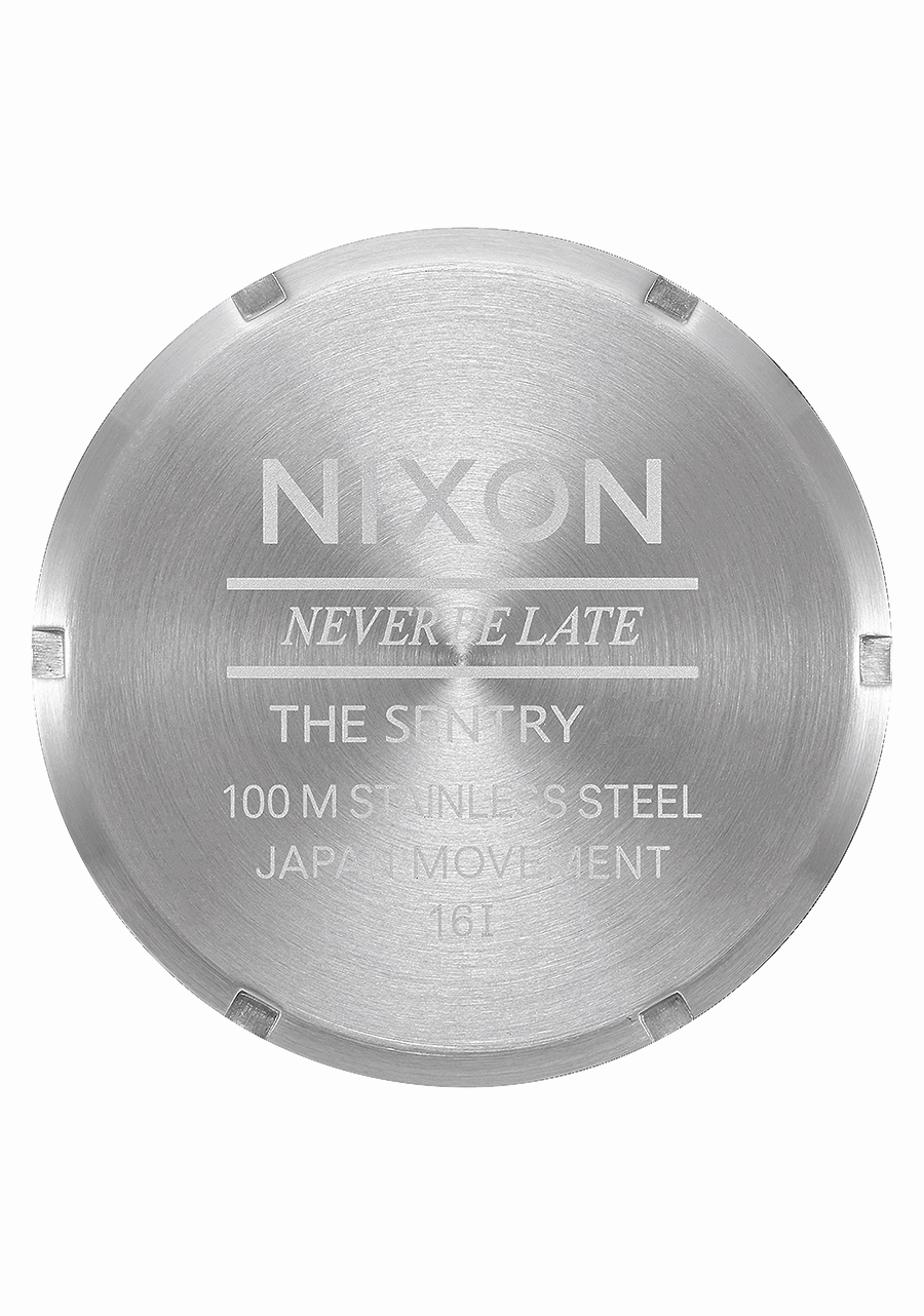 Sentry Leather - Chrome / Silver Sunray / Black