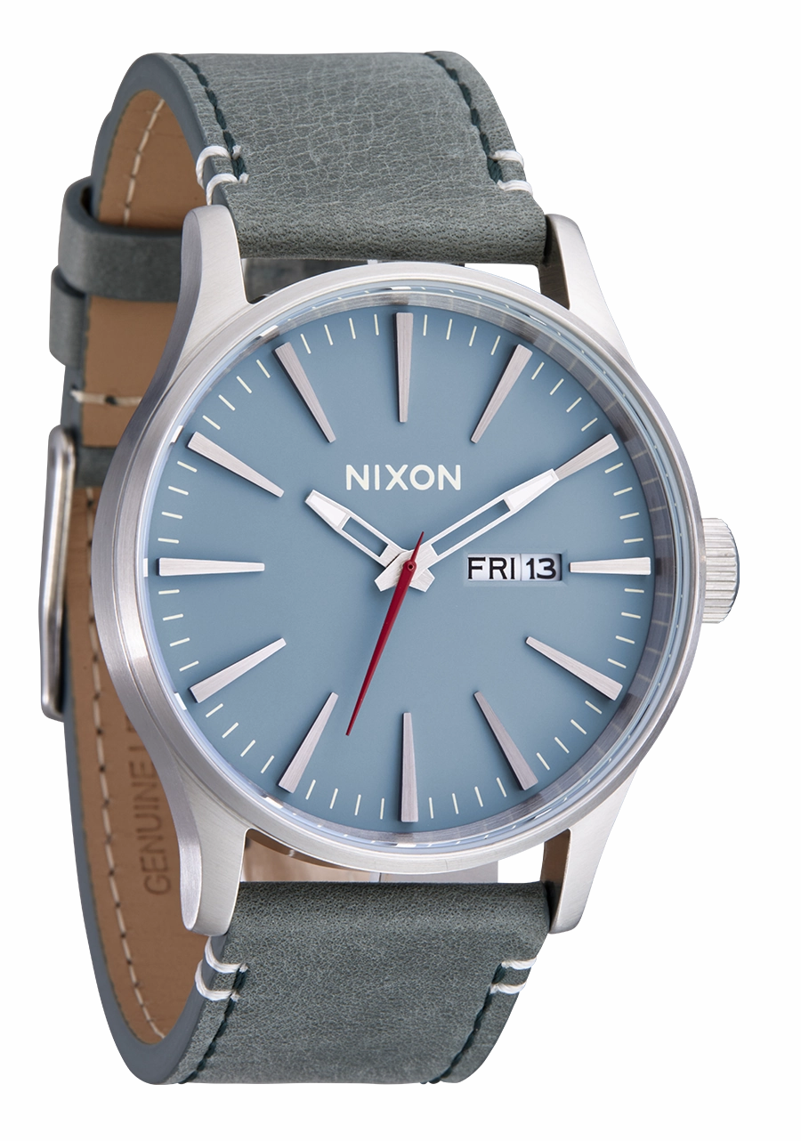 Sentry Leather - Silver /Dusty Blue / Dk Forest