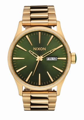 Sentry Stainless Steel - Gold / Green Sunray