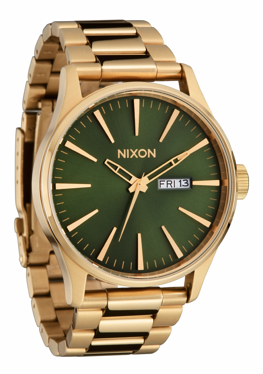 Sentry Stainless Steel - Gold / Green Sunray