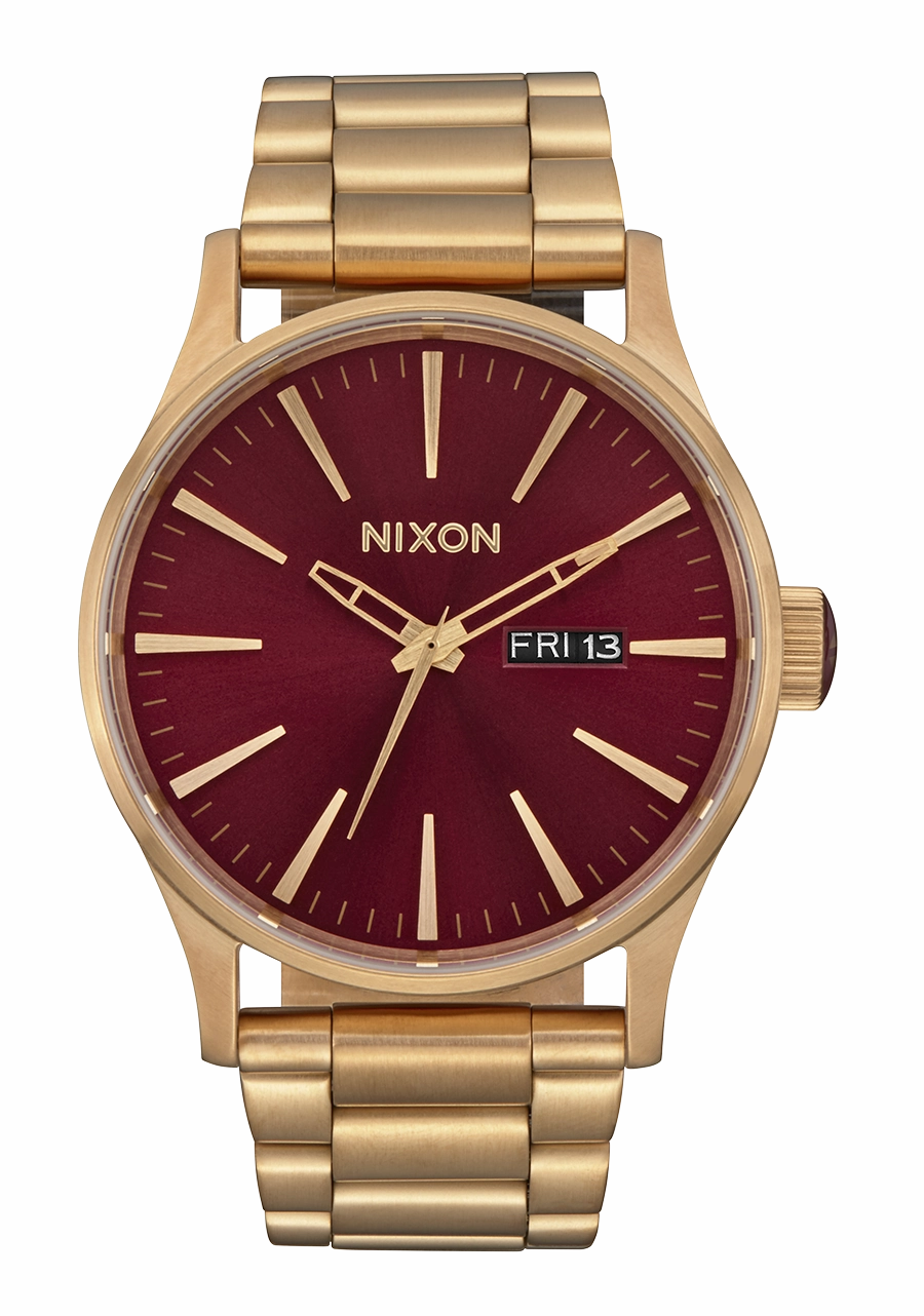 Sentry Stainless Steel - Oxblood Sunray / Gold