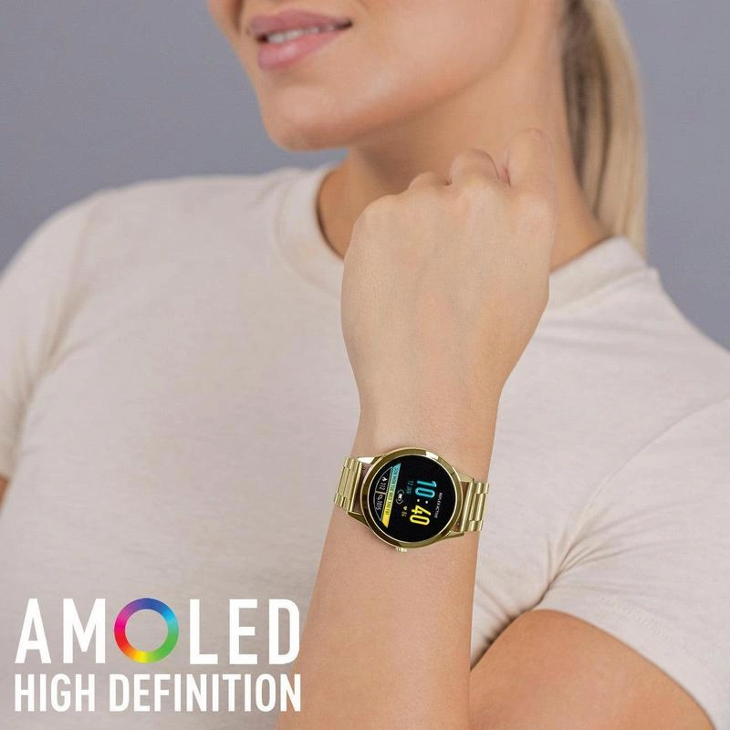 Series 31 Reflex Active Amoled Gold Steel Bracelet Smart Watch
