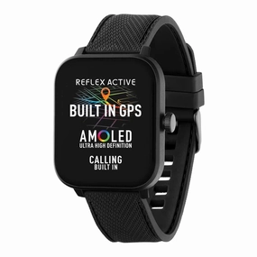 Series 44 Reflex Active Amoled Black GPS Sports Smart Calling Watch
