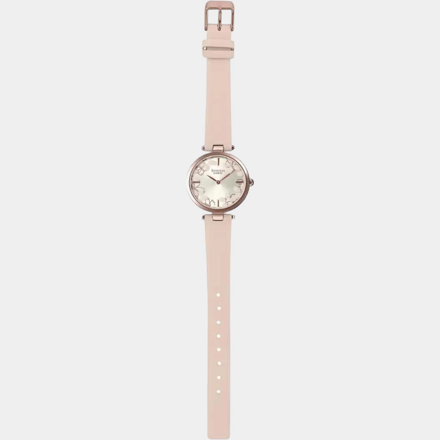 Sheen Women's Analog Leather Watch SH240 - SHE-C110CGL-4AUDF
