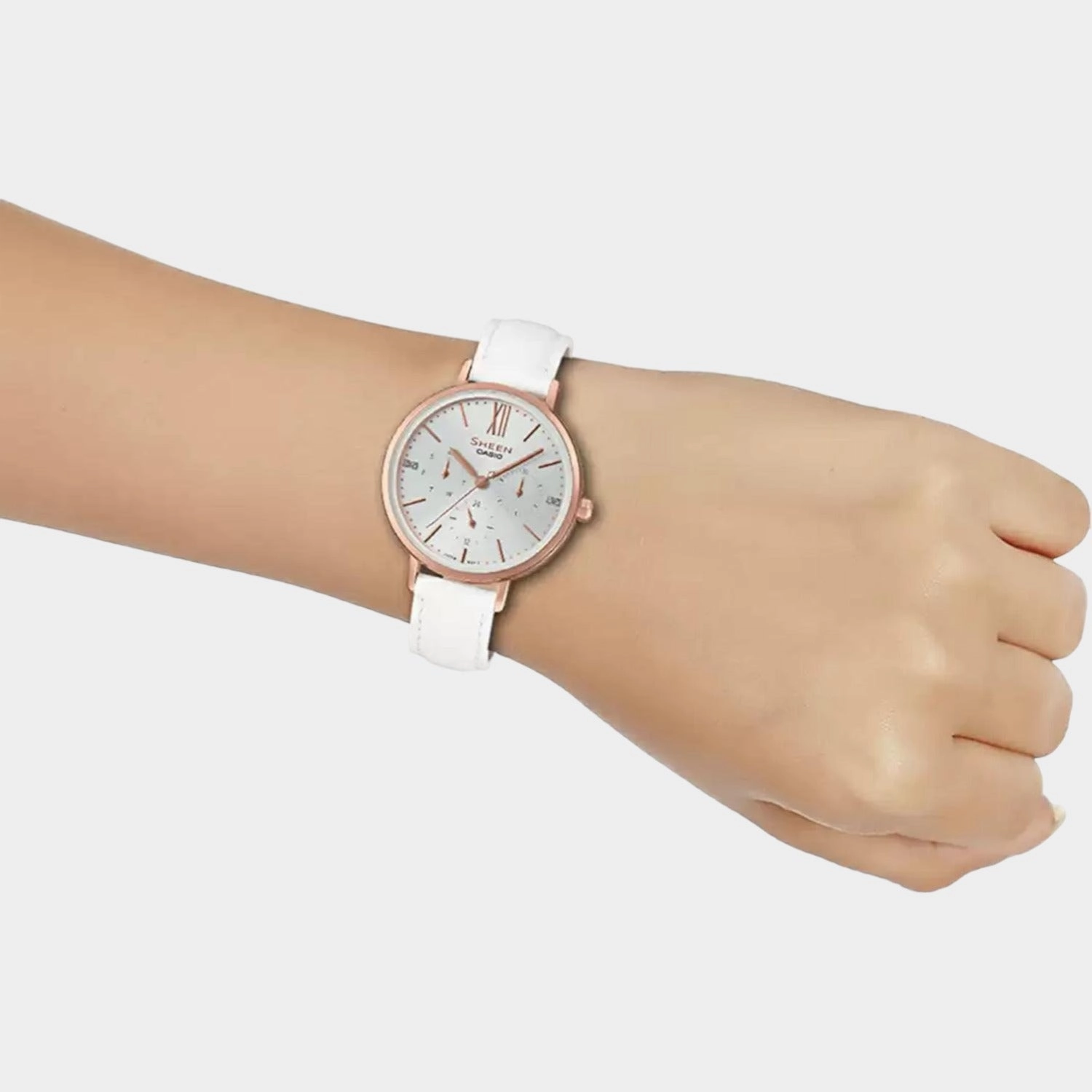 Sheen Women's Chronograph Stainless Steel Watch SX232 - SHE-3064PGL-7AUDF