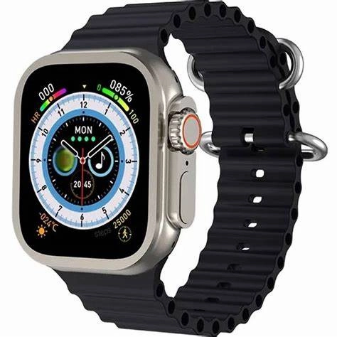 SHT Ultra 2 Smart Watch, Wireless Charging, Bluetooth Calling, Black