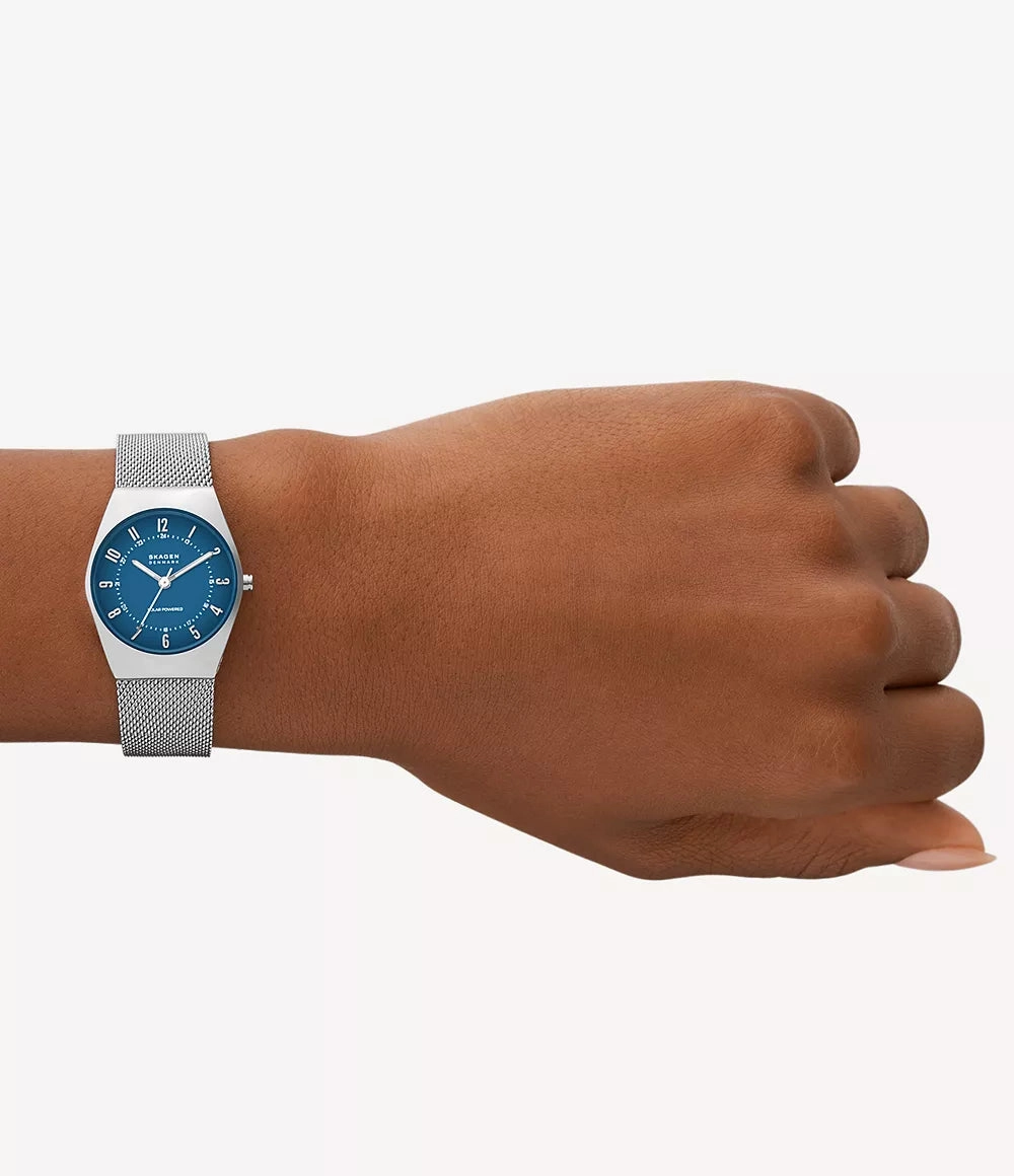 Skagen Lille Grenen Stainless Steel Mesh Solar Watch SKW3080 C Eco-Conscious and Elegant
