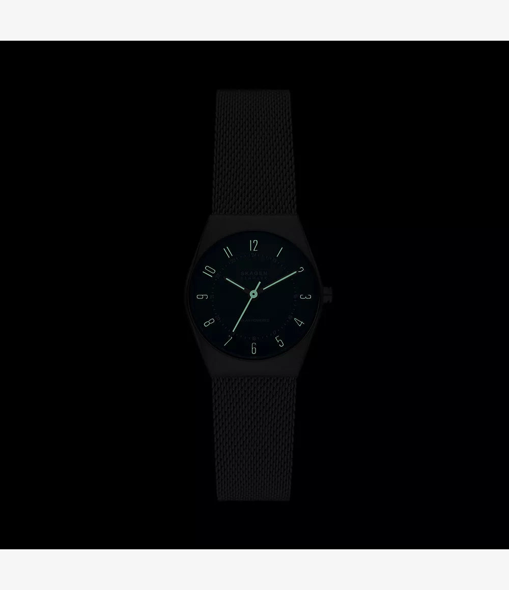 Skagen Lille Grenen Stainless Steel Mesh Solar Watch SKW3080 C Eco-Conscious and Elegant