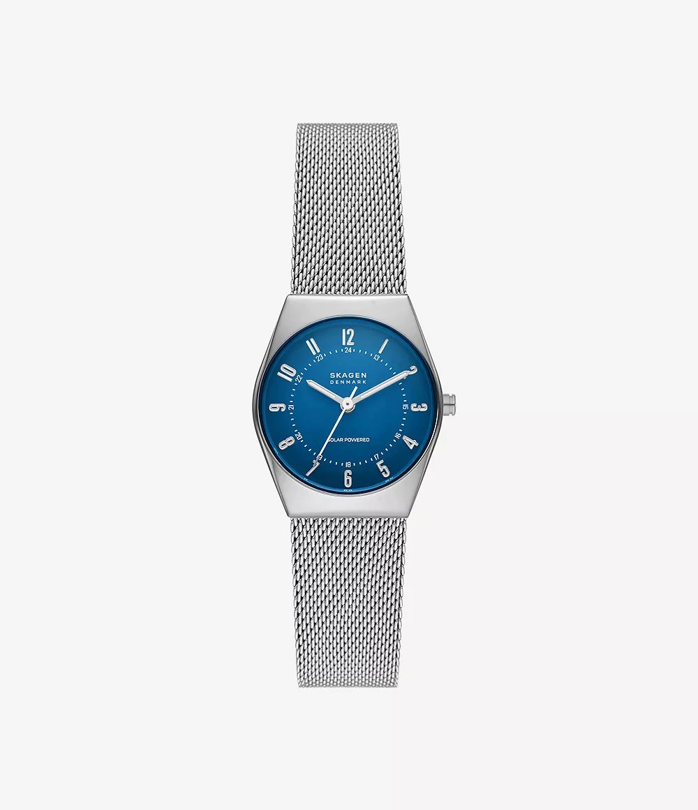 Skagen Lille Grenen Stainless Steel Mesh Solar Watch SKW3080 C Eco-Conscious and Elegant