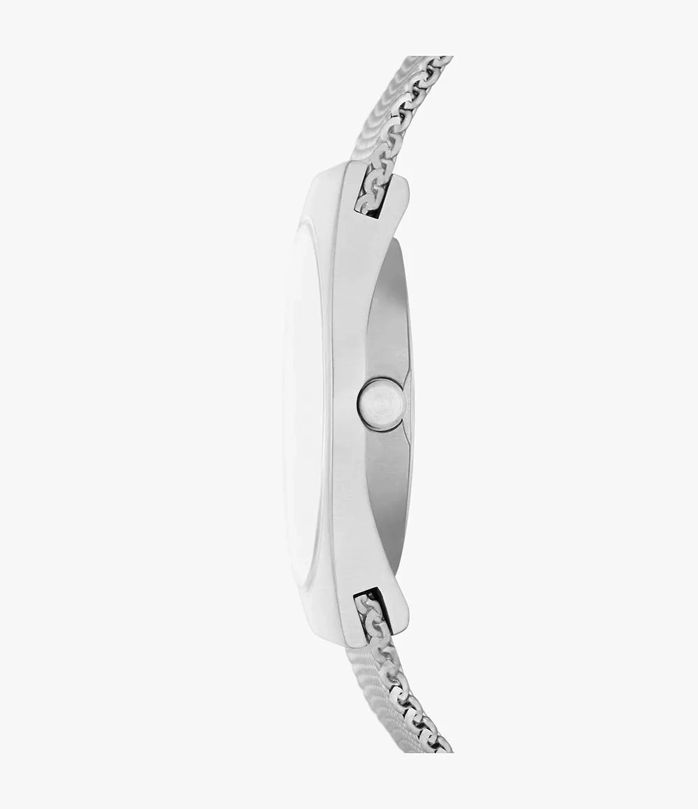Skagen Lille Grenen Stainless Steel Mesh Solar Watch SKW3080 C Eco-Conscious and Elegant