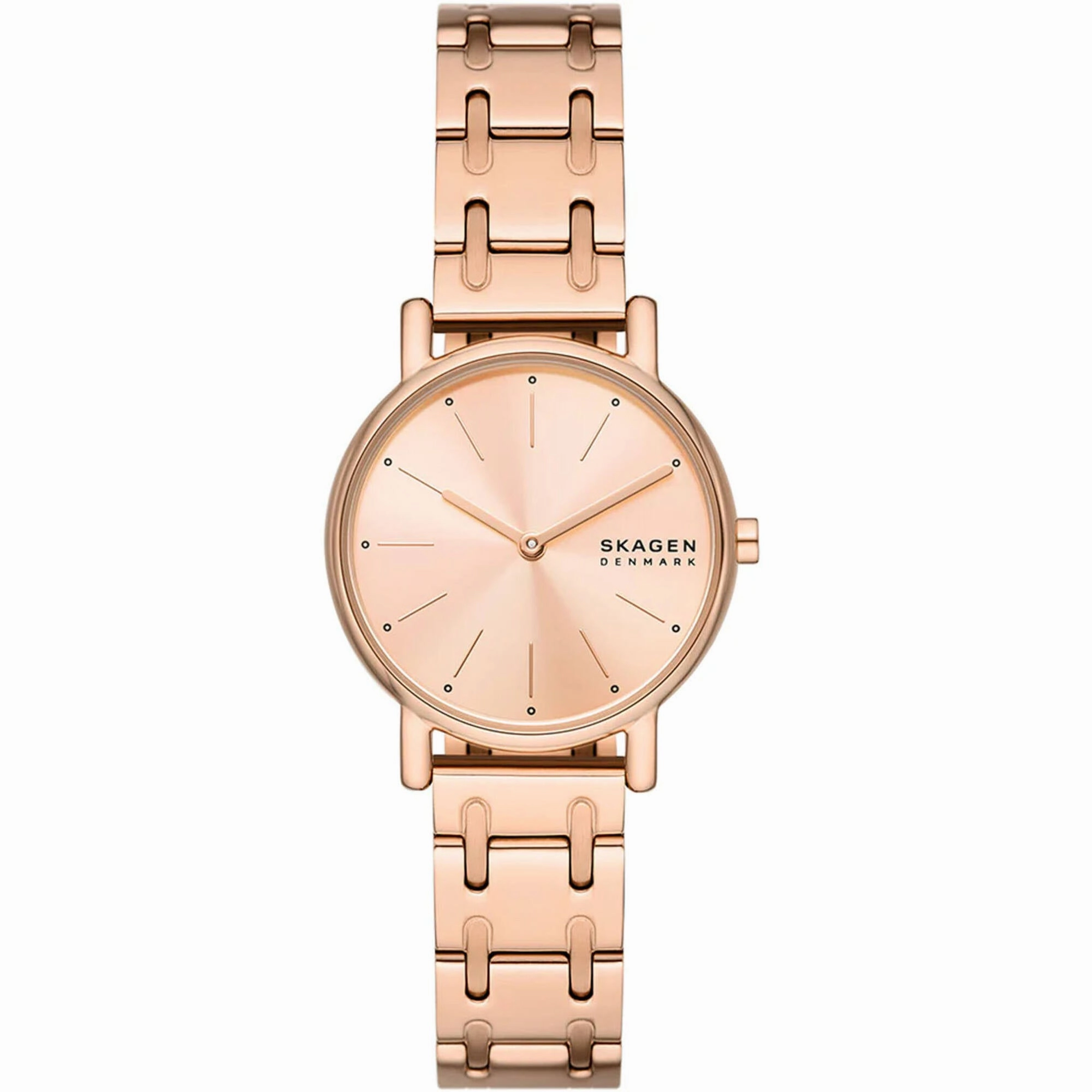 Skagen Women's Watch - Signatur Lille Rose Gold Dial Plated Steel Bracelet | SKW3125