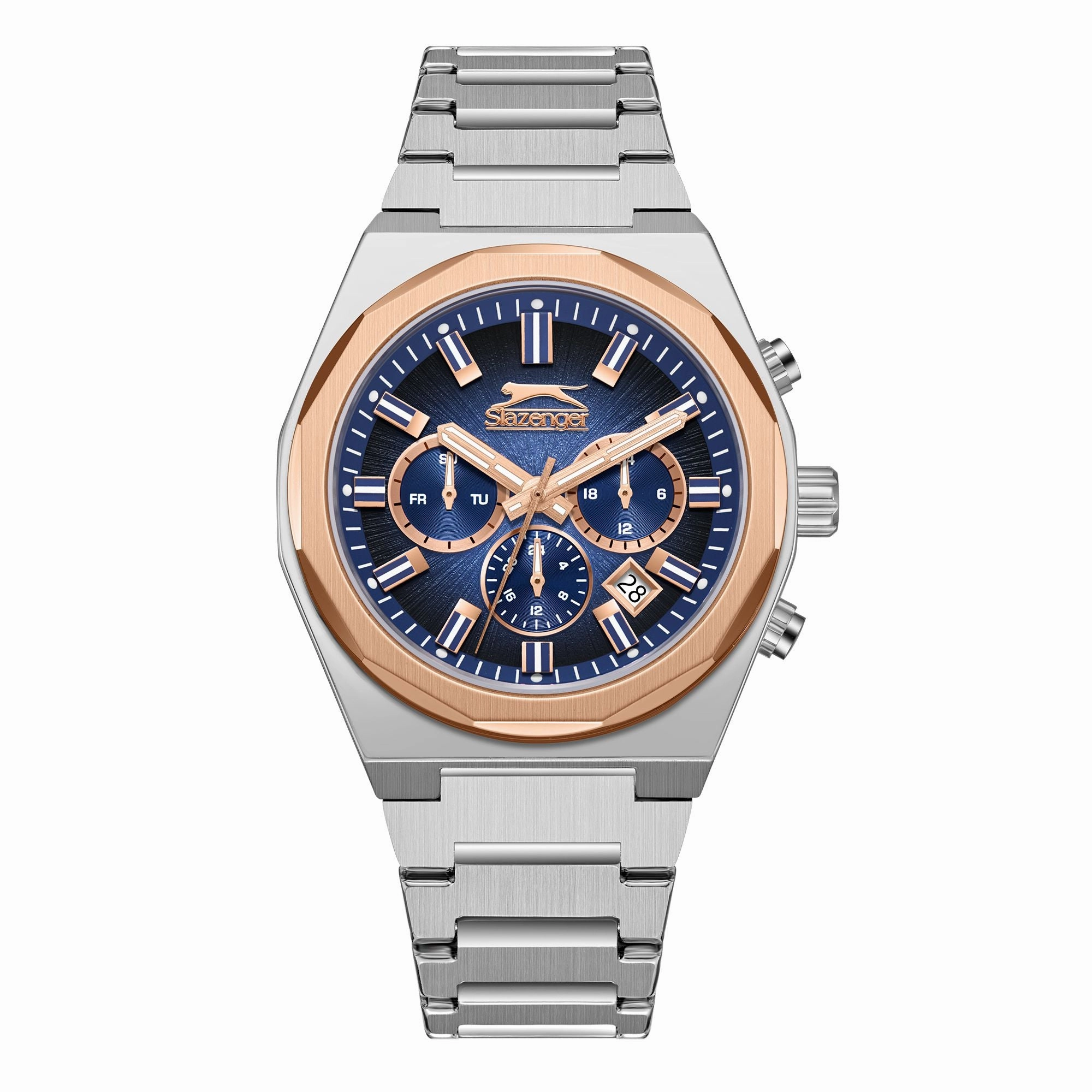 Slazenger - SL.9.2398.2.02 - Stainless Steel Multifunction Watch For Men's