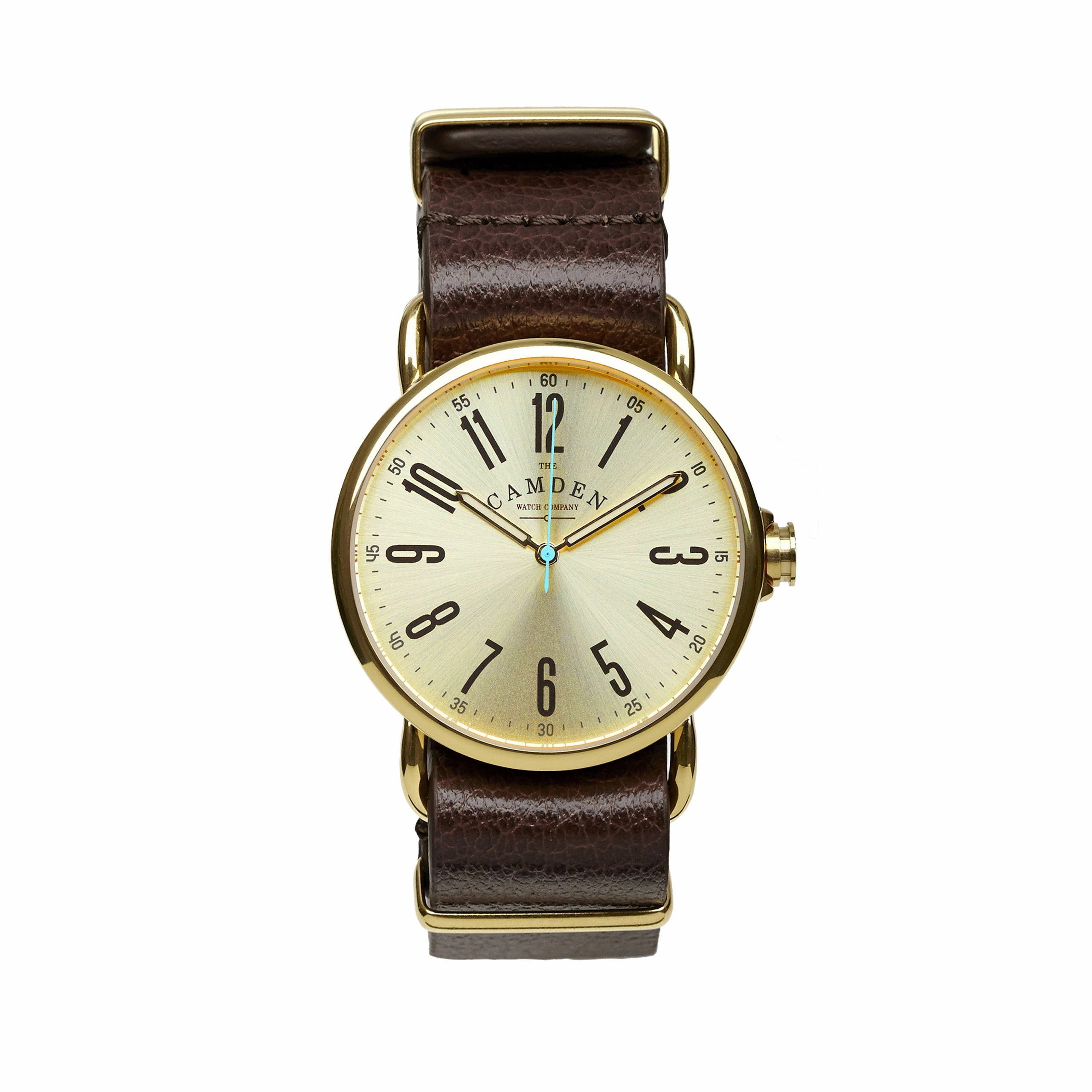 SMALL No.88 Gold and Brown Leather